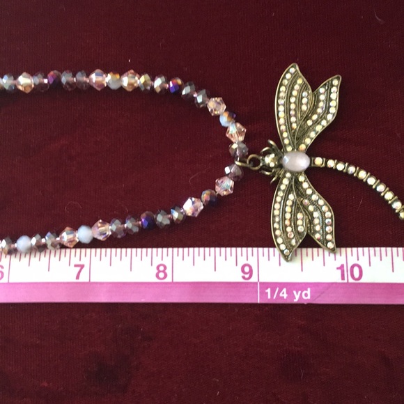 DragonFly Necklace Handmade - Picture 5 of 8